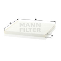 Фильтр салона MANN-FILTER CU 29 001